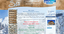 Desktop Screenshot of bec-skis.com